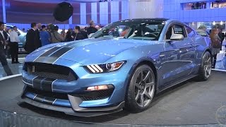 2016 Ford Mustang Shelby GT350R  2015 Detroit Auto Show [upl. by Brost257]