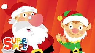 SANTA  Christmas Version of BINGO  Super Simple Songs [upl. by Arlene]