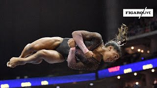 Lincroyable prestation de Simone Biles première femme à réaliser un tripledouble [upl. by Harlan842]