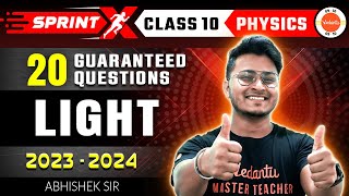 20 Most Important 100 Guaranteed 💯 Questions from Light Reflection amp Refraction Class 10 CBSE 2024 [upl. by Merrilee]