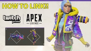 Apex Legends TWITCH PRIME LOOT How to link accounts [upl. by Eisak]