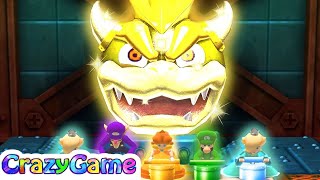 Mario Party The Top 100  Bowsers Big Blast  More Mingiames Gameplay [upl. by Euqinitram]