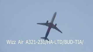 Departing And Cruising Planes Over Budapest 20240715 [upl. by Marlea]