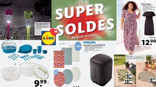 Lidl Suisse Catalogue du 22 au 28 Juillet 2021  Arrivage [upl. by Nwahsid]