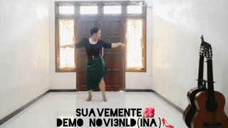 Suavemente  Line Dance Nancy HinsCAN Ultra Beginner [upl. by Berhley]