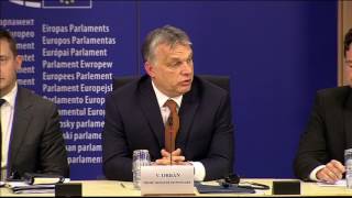 Press conference by Viktor Orbán and others  English  26042017 [upl. by Bevis290]