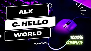 0x00 C  Hello World  complete [upl. by Nauqaj439]