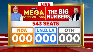 Mega Opinion Poll LIVE  Will NDA Cross The 400 Mark  Congress Vs BJP  Lok Sabha Elections 2024 [upl. by Iramohs803]