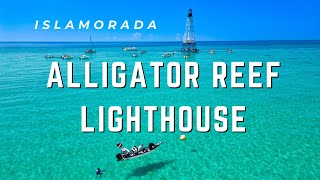 Snorkeling at Alligator Reef Lighthouse  Islamorada Sandbar  Gheenoe LT25 [upl. by Iago]