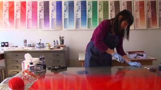 Monotype Printing with Akua Inks [upl. by Colas]