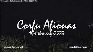 ❄️ 14February2023 Afionas Anemos Corfu Timelapse Timelapsesgr 🇬🇷 [upl. by Anelys]