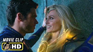 ETERNALS 2021 quotIkaris Vs Thenaquot IMAX Clip HD Angelina Jolie Marvel [upl. by Ayanaj]