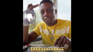 Boosie Sunday Breakfast at Waffle House FUNNY Comments eggs and ham [upl. by Romeyn]