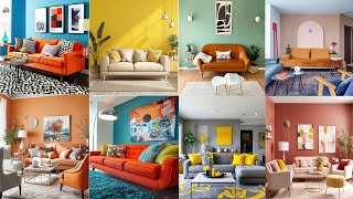 60 living room colors combinations  Living room wall decorating ideas  Hall colours paints [upl. by Ylebmik494]