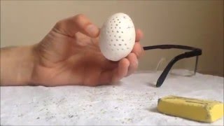 Yumurta sanatı oyma sanatı yılbaşı ağacı How egg art part 2 [upl. by Penelopa]