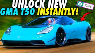 UNLOCK NEW GORDON MURRAY T50 INSTANTLY IN FORZA HORIZON 5 NEW FH5 SERIES 28 CARS [upl. by Attenrev6]