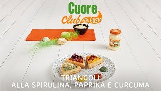 Triangoli alla Spirulina Paprika e Curcuma [upl. by Boote]