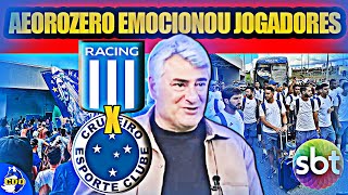 🦊✈️ BOMBOU JOGADORES do CRUZEIRO EMOCIONADOS com a FESTA dos CRUZEIRENSES [upl. by Kitrak497]