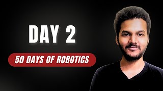 Robotics for beginners  50 days of robotics  sensors actuators links amp joints in robots  Day 2 [upl. by Reviere]