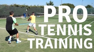 Professional Tennis Training Drills with Top Tennis Training [upl. by Sito203]