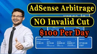 AdSense Arbitrage New Method NO Invalid Cut Adsense Loading 100 Safe [upl. by Lyris818]