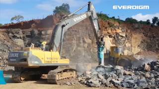 Everdigm Hydraulic breakers Video [upl. by Rinaldo93]