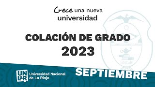 VIVO COLACIÓN DE GRADO SEPTIEMBRE 2023 [upl. by Gnourt]