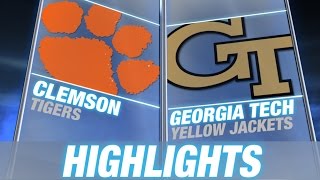 Clemson vs Georgia Tech  2014 ACC Football Highlights [upl. by Disraeli47]