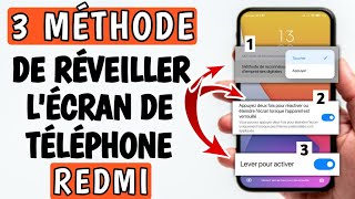 Comment réveiller l’écran du téléphone sur redmi  réveiller l’écran redmi  3 méthode [upl. by Idona756]