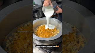 Full Making of Veg Biryani😳🥵 Indian Street Food [upl. by Staten]