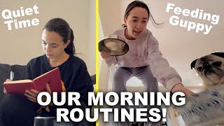 Our Married Morning Routines  Merrell Twins [upl. by Eenert]