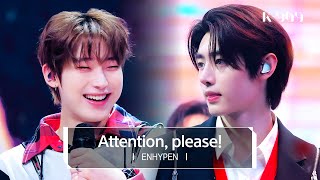 4K최초공개 ENHYPEN 엔하이픈  Attention please l JTBC K909 230527 방송 [upl. by Wivestad]