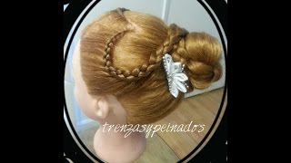 Peinado Para niña Corazon Elegante  Elegant Heart Shaped Hairstyle for girls [upl. by Rumney471]