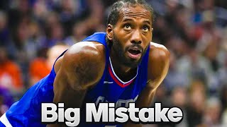 Clippers made a BIG MISTAKE with Kawhi Leonard  NBA Trade Talk [upl. by Oraneg864]