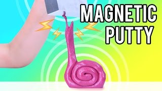 Fun with MAGNETIC THINKING PUTTY Oddly Satisfying Magnetic Slime  Kaliums Science Experiments [upl. by Eifos148]