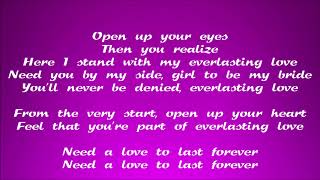 The Love Affair  Everlasting Love Lyric Video [upl. by Cletus107]