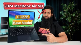 2024 Macbook Air M3 13 inch Base Model  Unboxing amp Review [upl. by Nellie850]