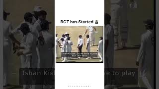 BGT has started Ishan kishan fight with umpire Ind vs Aus short viral BGT coldvibes [upl. by Aranaj]