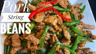 Pork Tenderloin with Green Beans Easy Recipe [upl. by Adabel]