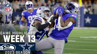 Seattle Seahawks vs Dallas Cowboys  2023 Week 13 Game Highlights [upl. by Onyx]