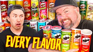 We Eat amp Rank Every Flavor of PRINGLES Chips  Taste Test [upl. by Fuld]