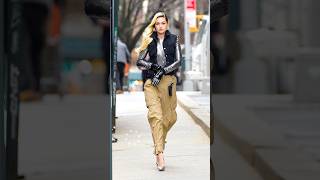 Gigi Hadid Street Style  Part  VI shorts gigihadid runwaystyle catwalk model fashion [upl. by Aihsei]