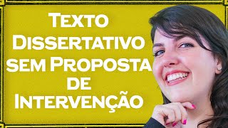 TEXTO PUC  FPP  FUVEST DISSERTATIVO SEM PROPOSTA DE INTERVENÇÃO  Português com Gabi Ceccon [upl. by Ettenoj]