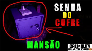 SENHA DO COFRE DA MANSÃO  CAMPANHA BLACK OPS 6 [upl. by Zetra]