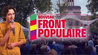 Vive le NouveauFrontPopulaire  Manès Nadel au meeting de Montreuil [upl. by Orion934]