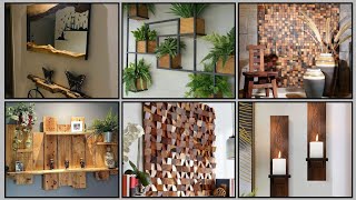 Wooden wall decoration ideas  modern wooden wall decorating design ideas [upl. by Spillihp569]