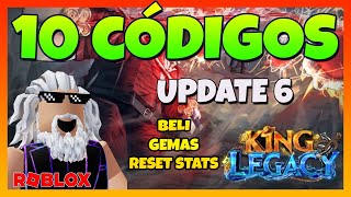 ✅6 CÓDIGOS NUEVOS✅10 CÓDIGOS de ⚔️KING LEGACY⚔️ Update 6 ⚔️ Roblox 2024 ⚔️ EMiLiOR [upl. by Bernat417]