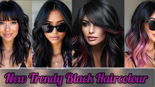 2024 Hair Color Trends for fall  HairStyles  haircut Black hair colour Trends hair stylesforal [upl. by Aidin532]