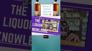 Aberlour single malt whisky 🥃 reels whisky alcohol drink history knowledge ytviral shorts [upl. by Nnek239]