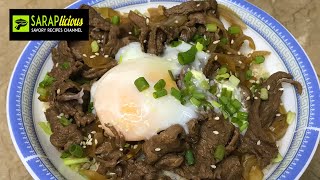 Beef Gyudon with Onsen Egg [upl. by Amees]